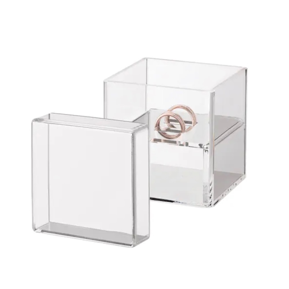 Acrylic Ring Bearer Box